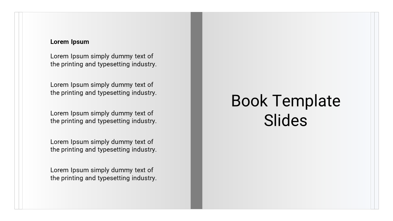 Book Template Google Slides